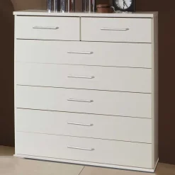 Pharao24 Hohe Schubladenkommode Letla> Flurkommoden|Schlafzimmerkommoden