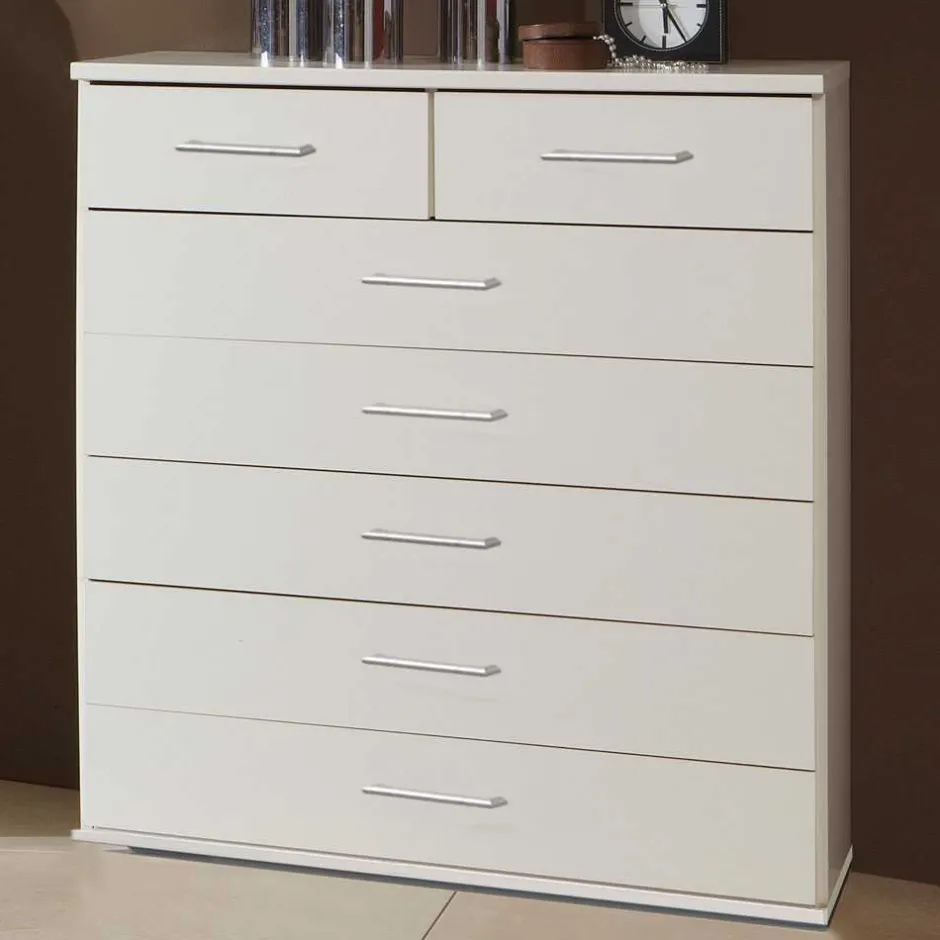 Pharao24 Hohe Schubladenkommode Letla> Flurkommoden|Schlafzimmerkommoden