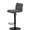 Barmöbel|Küchenhocker*Pharao24 Hoher Barhocker Grau Civetta