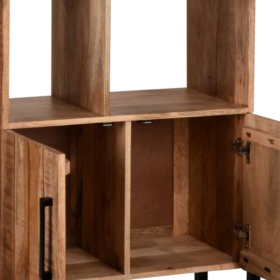 Wohnzimmerregale|Massivholzregale*Pharao24 Holz Bücherregal Vedriasch