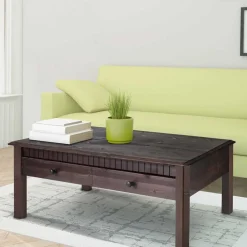 Wohnzimmertisch|Massivholztische*Pharao24 Holz Couchtisch Leitau
