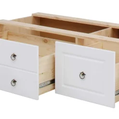 Doppelbetten|Funktionsbetten*Pharao24 Holz Doppelbett Sadanos