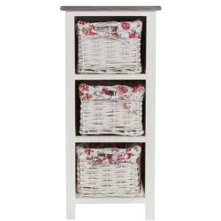 Pharao24 Holz Regal mit Körben Dream> Massivholzregale|Standregale