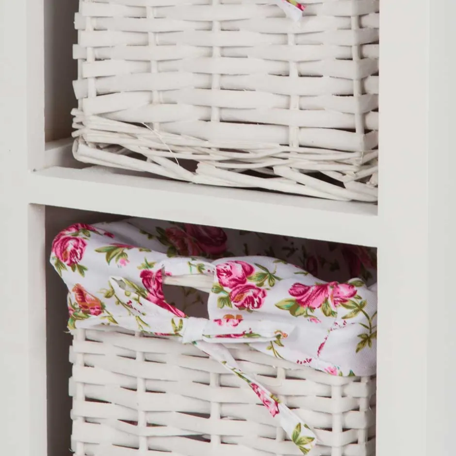 Pharao24 Holz Regal mit Körben Dream> Massivholzregale|Standregale