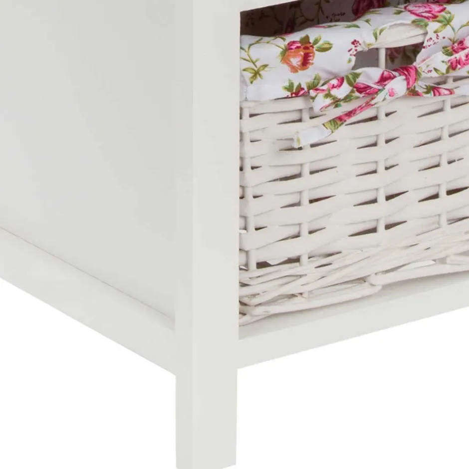 Pharao24 Holz Regal mit Körben Dream> Massivholzregale|Standregale