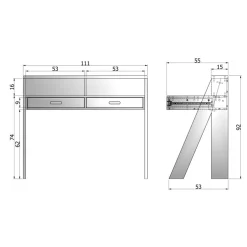 Pharao24 Holz Schreibtisch Heyma><noscript><img width=