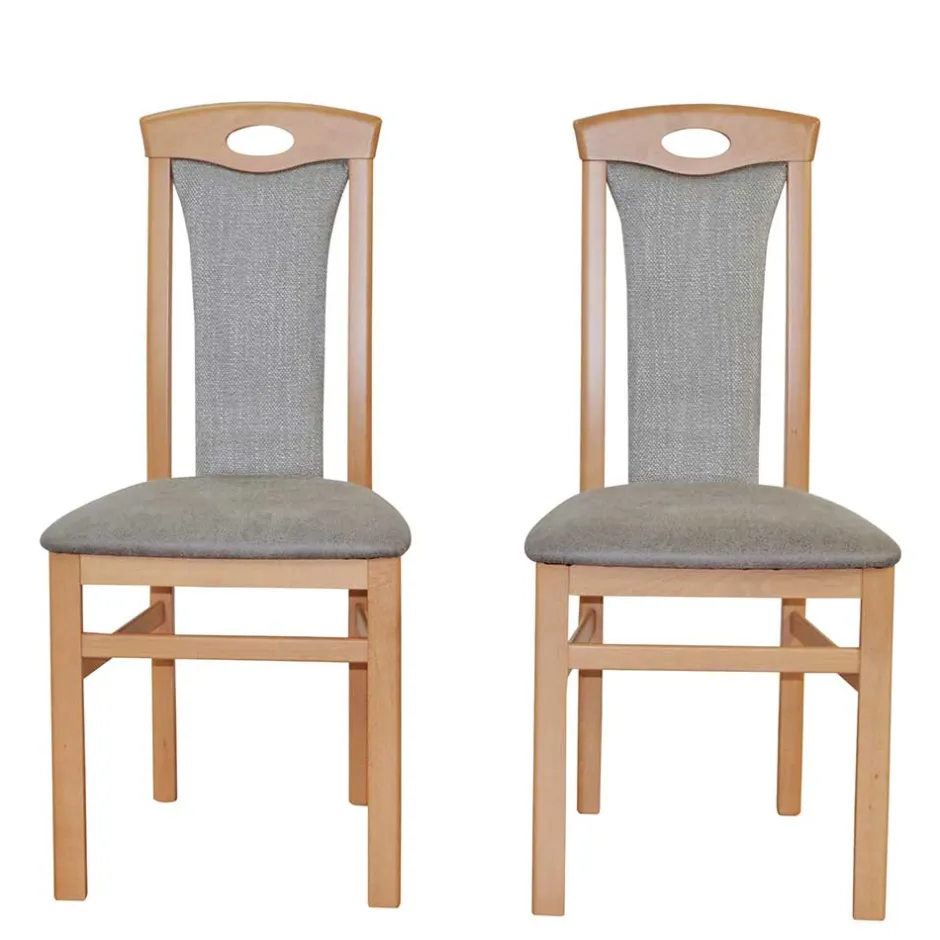 Pharao24 Holz Stühle gepolstert Malawi> Hochlehner|Lederstühle