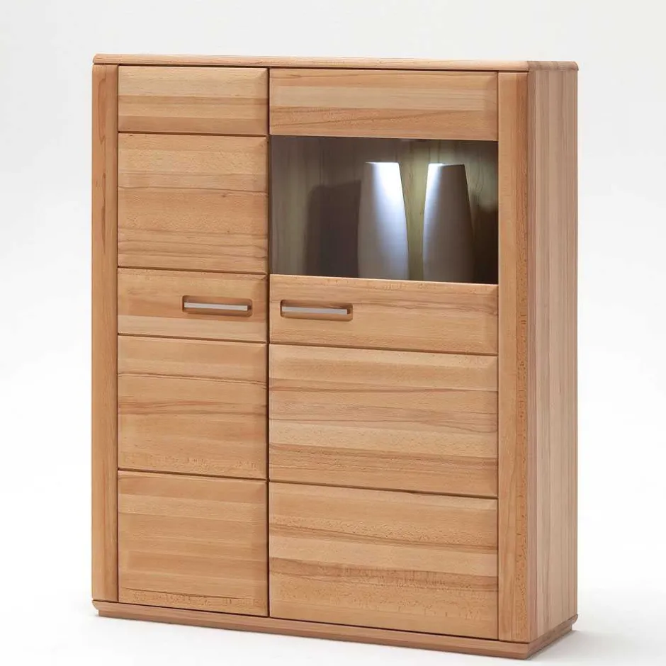 Pharao24 Holz Wohnwand Phelix> Wohnzimmerschrank|Wohnwand 300 Cm