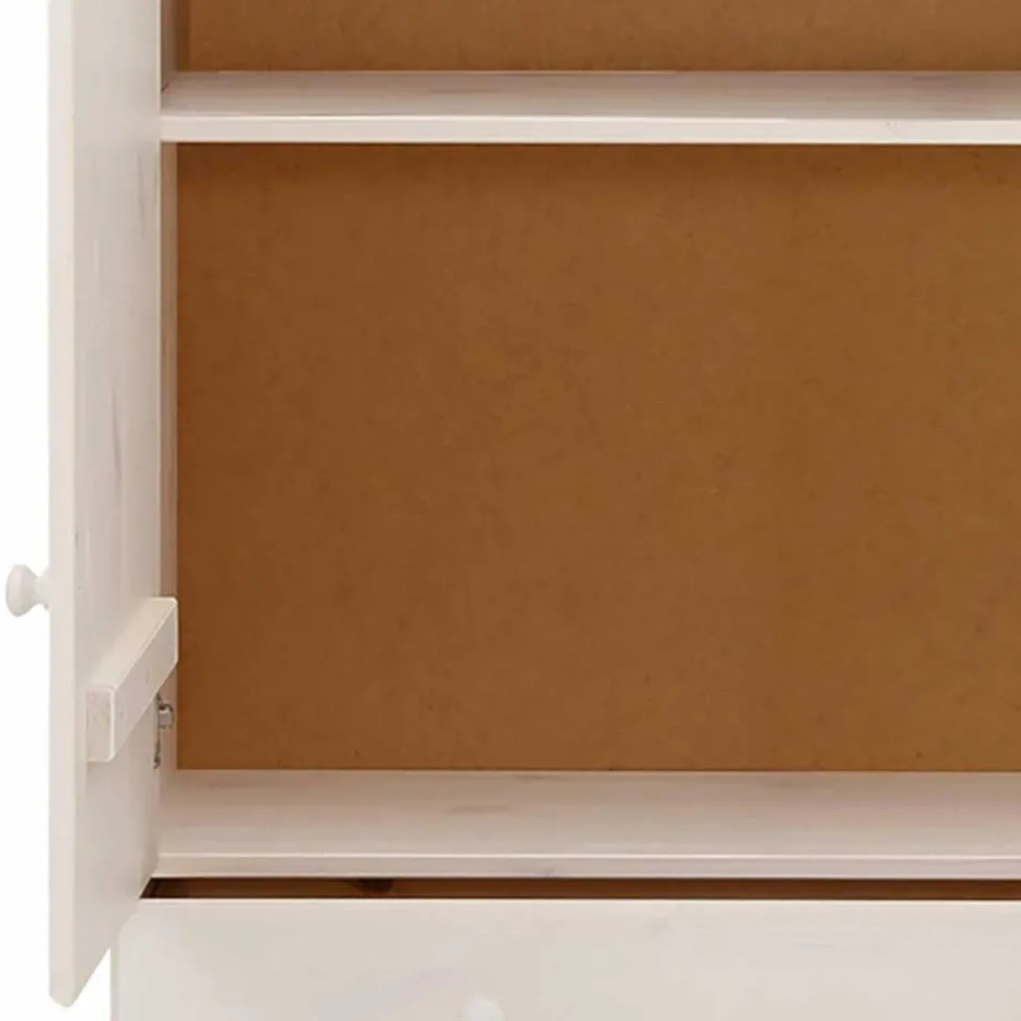 Wäscheschrank*Pharao24 Holz Wäscheschrank Vreya