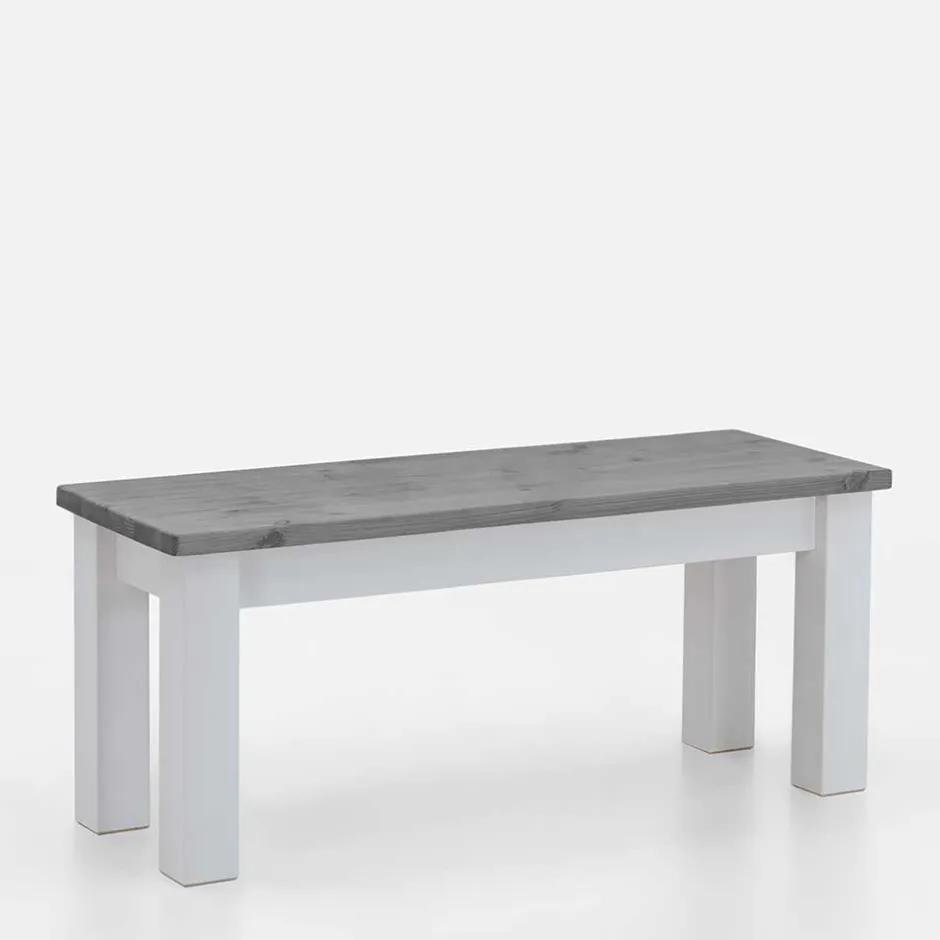 Pharao24 Holzbank ohne Lehne Alveria> Küchenbank|Holzbänke