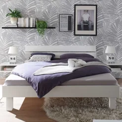 Pharao24 Holzbett Jasha> Einzelbetten|Massivholzbetten