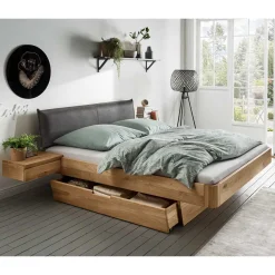 Pharao24 Holzbett mit Konsolen Pacurian> Massivholzmöbel|Funktionsbetten