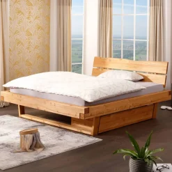 Pharao24 Holzbett Nikosai> Funktionsbetten|Schubkastenbetten