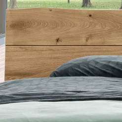 Komfortbetten|Doppelbetten*Pharao24 Holzbett Wildeiche Snaucia