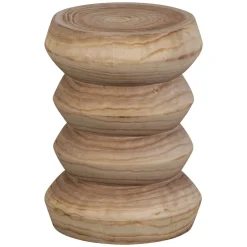 Hocker|Sitzhocker*Pharao24 Holzhocker rustikal Shoko