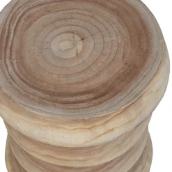 Hocker|Sitzhocker*Pharao24 Holzhocker rustikal Shoko