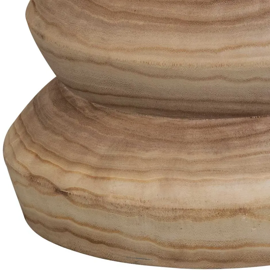 Hocker|Sitzhocker*Pharao24 Holzhocker rustikal Shoko