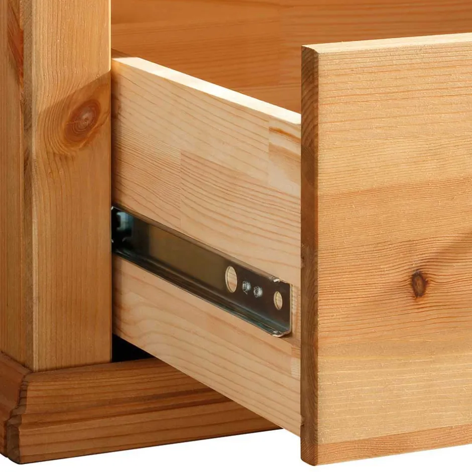 Massivholzmöbel|Drehtürenschränke*Pharao24 Holzkleiderschrank 245 cm Zvalonca