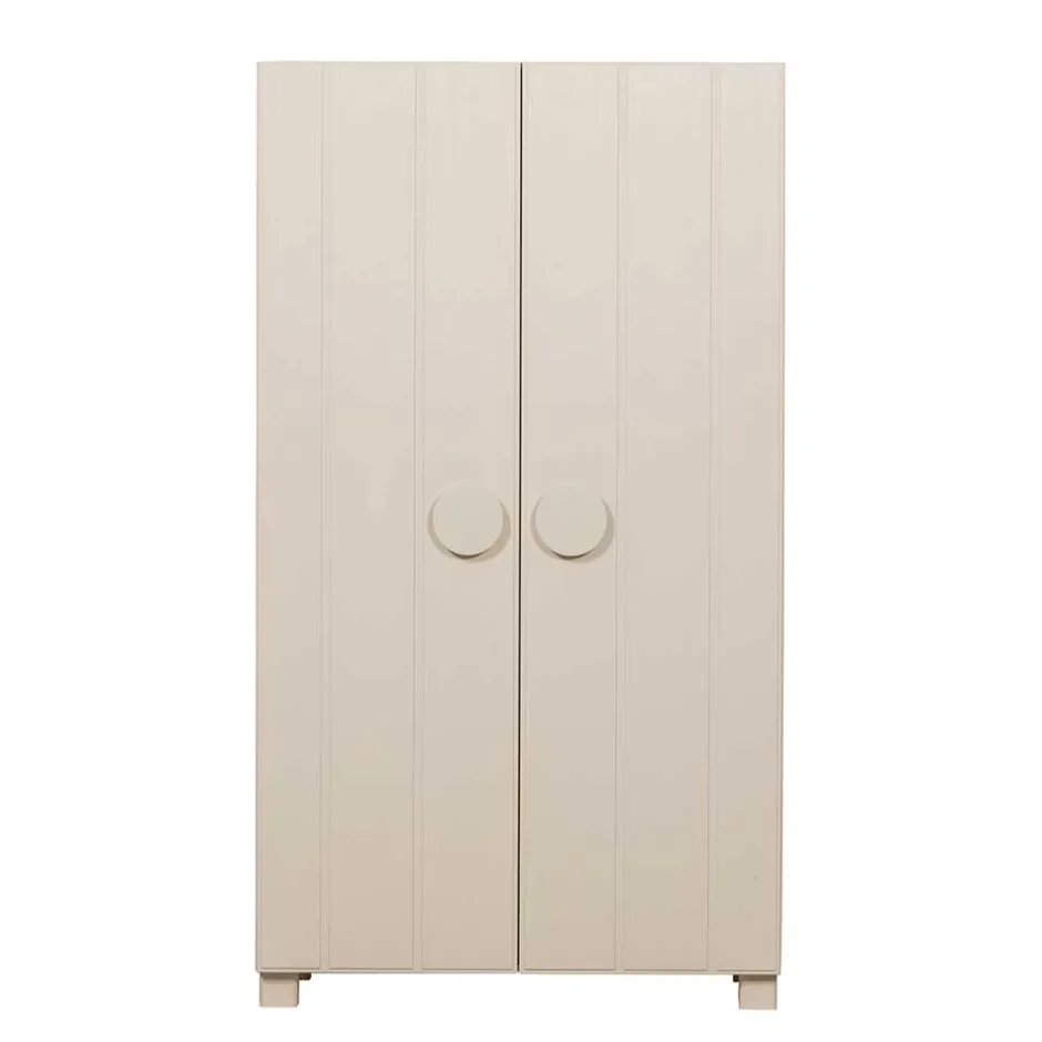 Pharao24 Holzkleiderschrank Malitoya> Drehtürenschränke|Massivholz Schränke