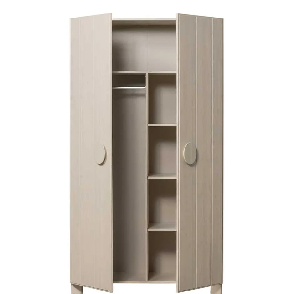 Pharao24 Holzkleiderschrank Malitoya> Drehtürenschränke|Massivholz Schränke