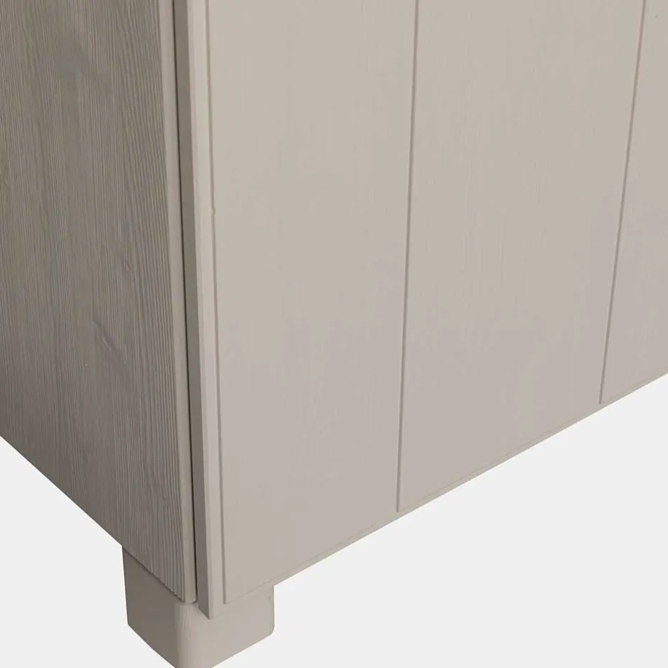 Pharao24 Holzkleiderschrank Malitoya> Drehtürenschränke|Massivholz Schränke