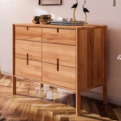 Pharao24 Holzkommode mit Schubladen Artjes><noscript><img width=