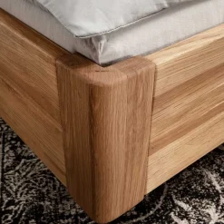 Doppelbetten|Massivholzbetten*Pharao24 Holzkufen Bett Catania