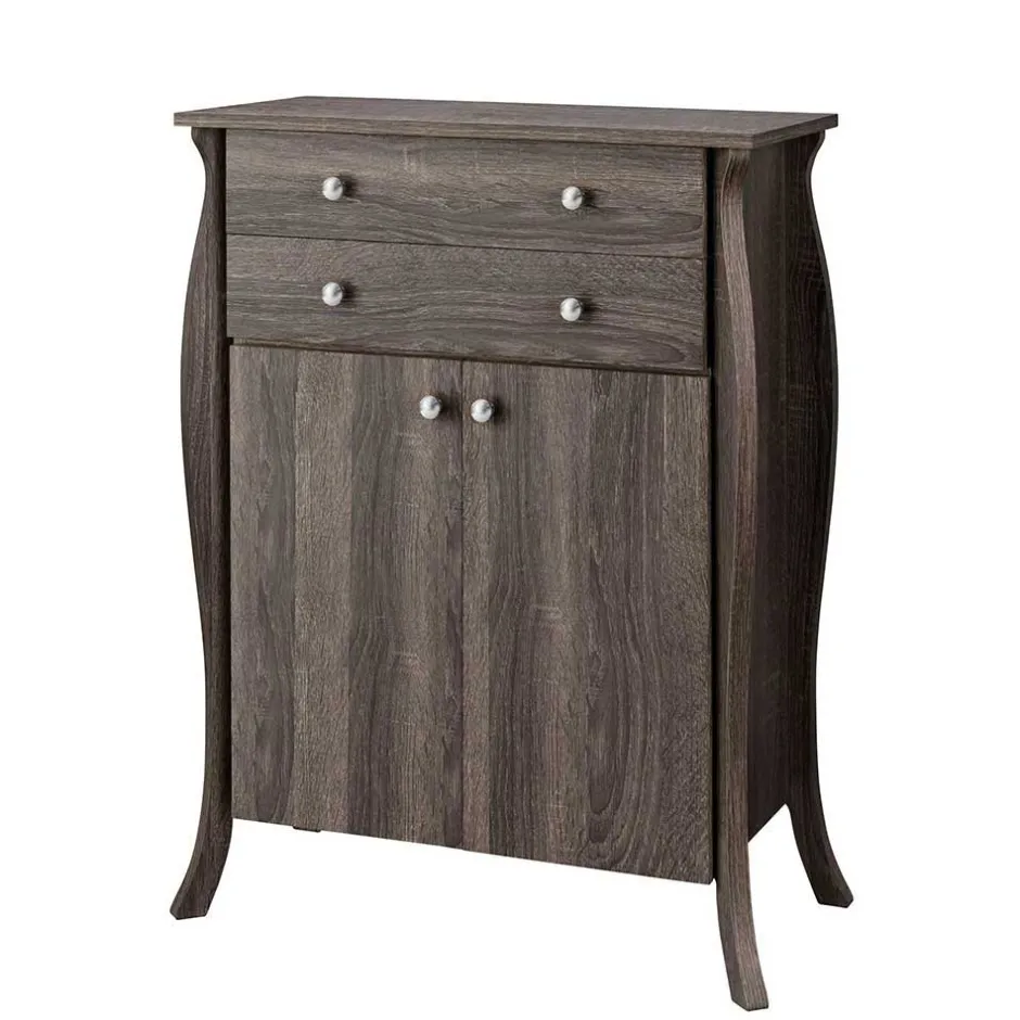 Bad Unterschränke*Pharao24 Holzoptik Bad Unterschrank Ulidia