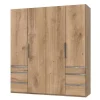 Pharao24 Holzoptik Kleiderschrank Grenvana> Drehtürenschränke|Kleiderschränke