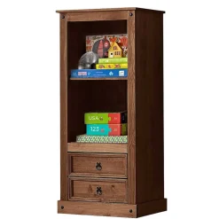 Pharao24 Holzregal Jaines> Regalschränke|Massivholzregale