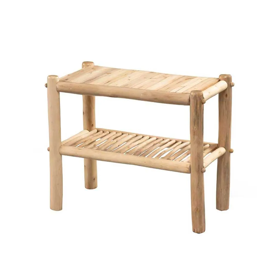 Massivholzregale|Schuhregale*Pharao24 Holzregal Sillaro