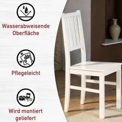 Küchenstühle|Esszimmerstühle*Pharao24 Holzstühle Linacia