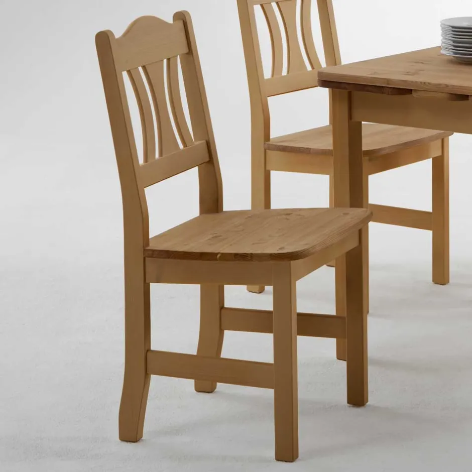 Küchenstühle|Esszimmerstühle*Pharao24 Holzstuhl Chiloena