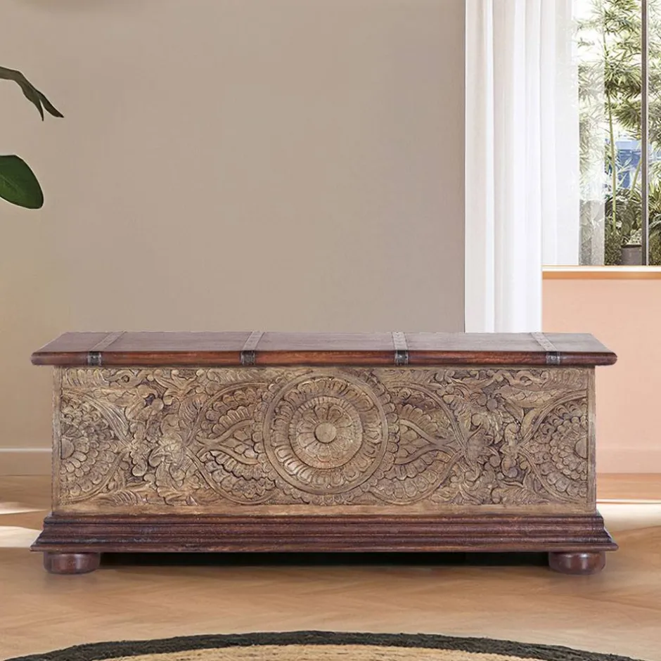 Pharao24 Holztruhe Emju> Truhen