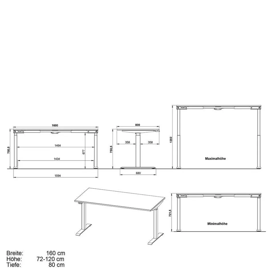 Pharao24 Home Office Möbel Kalastania> Büromöbel Sets