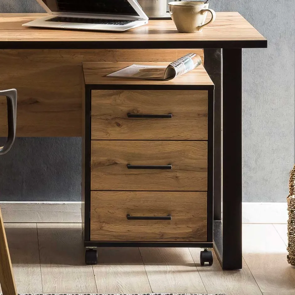 Büroschränke|Aktenschränke*Pharao24 Home Office Rollcontainer Baliua