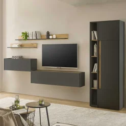 Wohnwand 300 Cm|Moderne Wohnwände*Pharao24 Home Office Schrankwand Uzniana