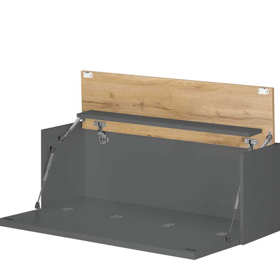 Wohnwand 300 Cm|Moderne Wohnwände*Pharao24 Home Office Schrankwand Uzniana