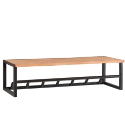 Pharao24 Industrial Hängegarderobe Genver> Wandgarderoben|Massivholz Garderoben