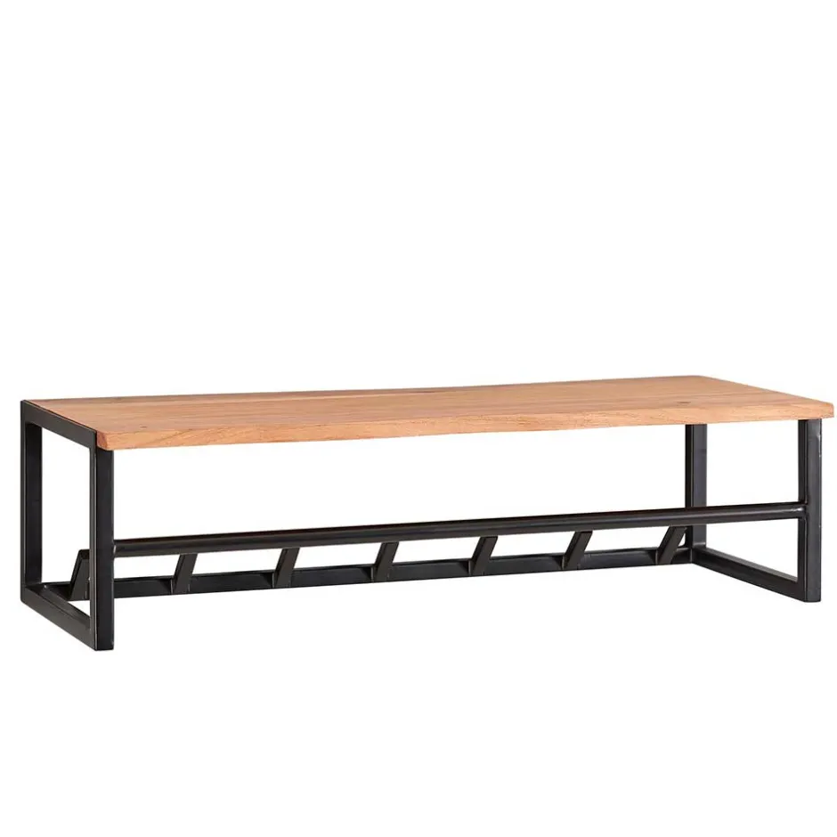 Pharao24 Industrial Hängegarderobe Genver> Wandgarderoben|Massivholz Garderoben