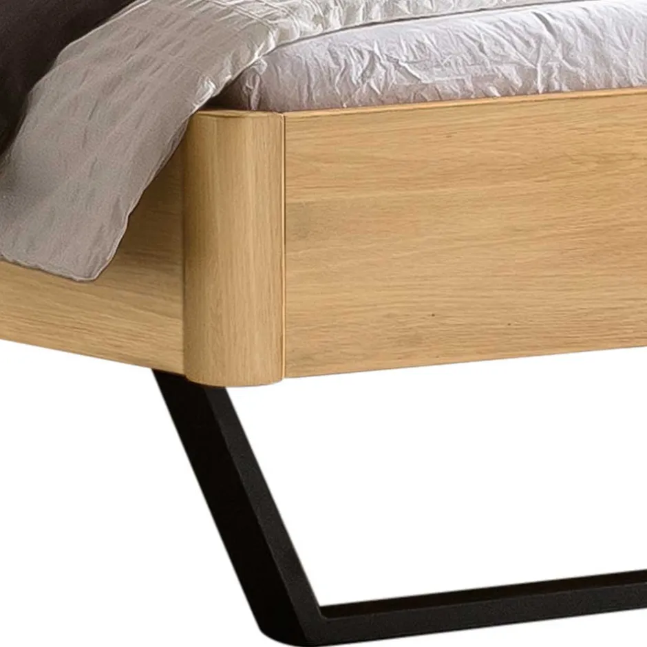 Pharao24 Industriestil Bett 140x200 Rozari> Doppelbetten|Massivholzbetten