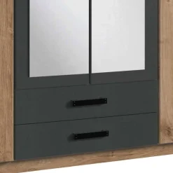 Drehtürenschränke*Pharao24 Industriestil Kleiderschrank Melcian