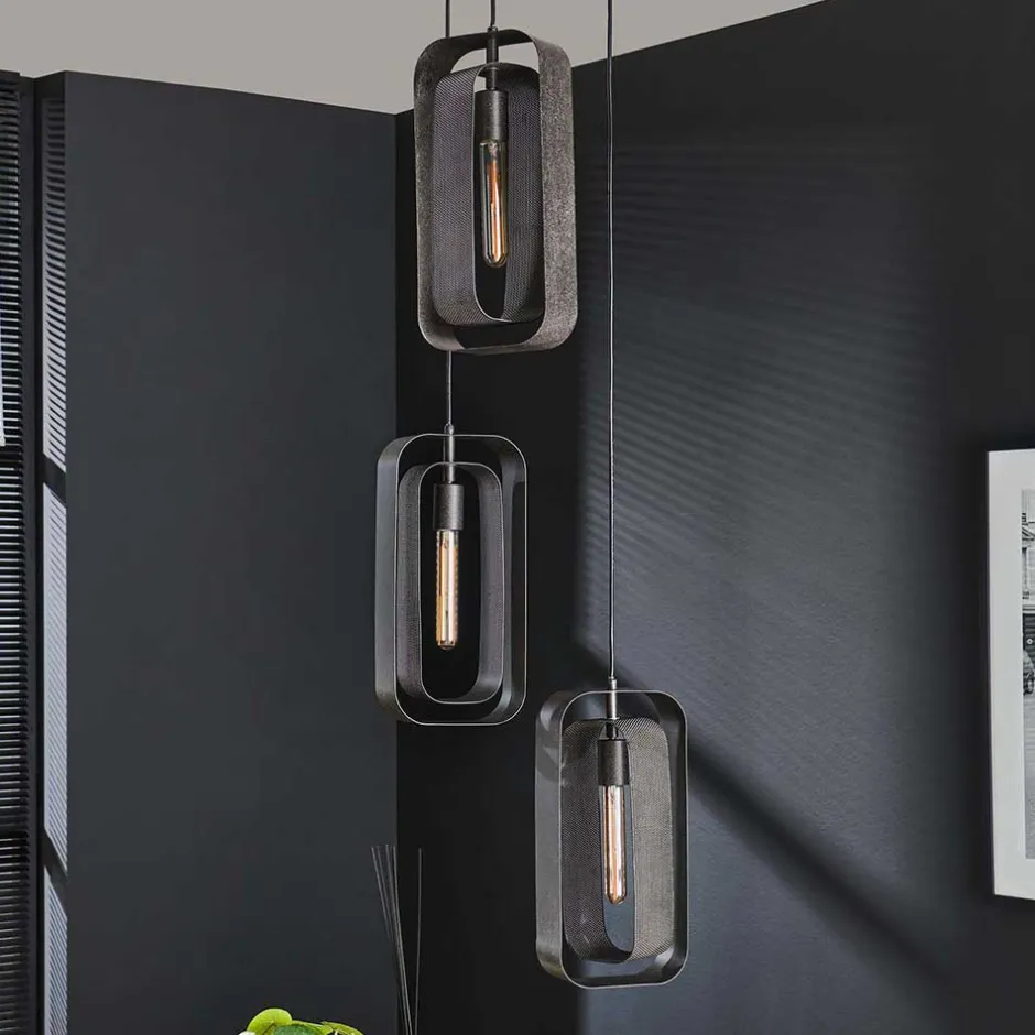 Lampen Und Leuchten*Pharao24 Industriestil Pendelleuchte Ambrosso