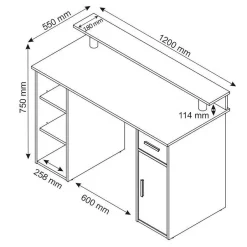 Computertische|Jugendschreibtische*Pharao24 Jugendschreibtisch Ricing