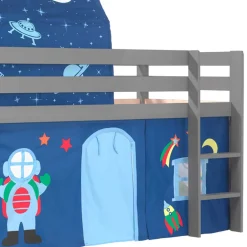 Kinderbetten|Spielbetten*Pharao24 Jungs Hochbett Samos