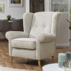 Pharao24 Kaminsessel Straits> Polstermöbel|Wohnzimmer Sessel