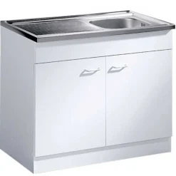 Pharao24 Küchen Spülschrank mit Becken Fabrizio> Spülenschrank