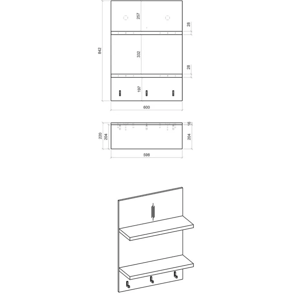 Pharao24 Küchen Wandregal Arama> Wohnzimmerregale|Hängeregale