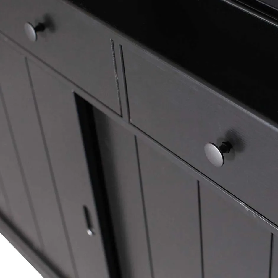 Massivholz Schränke|Anrichten*Pharao24 Küchenbuffet Conory