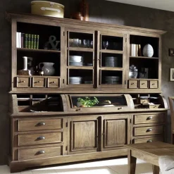 Massivholzmöbel|Anrichten*Pharao24 Küchenbuffetschrank Koropi